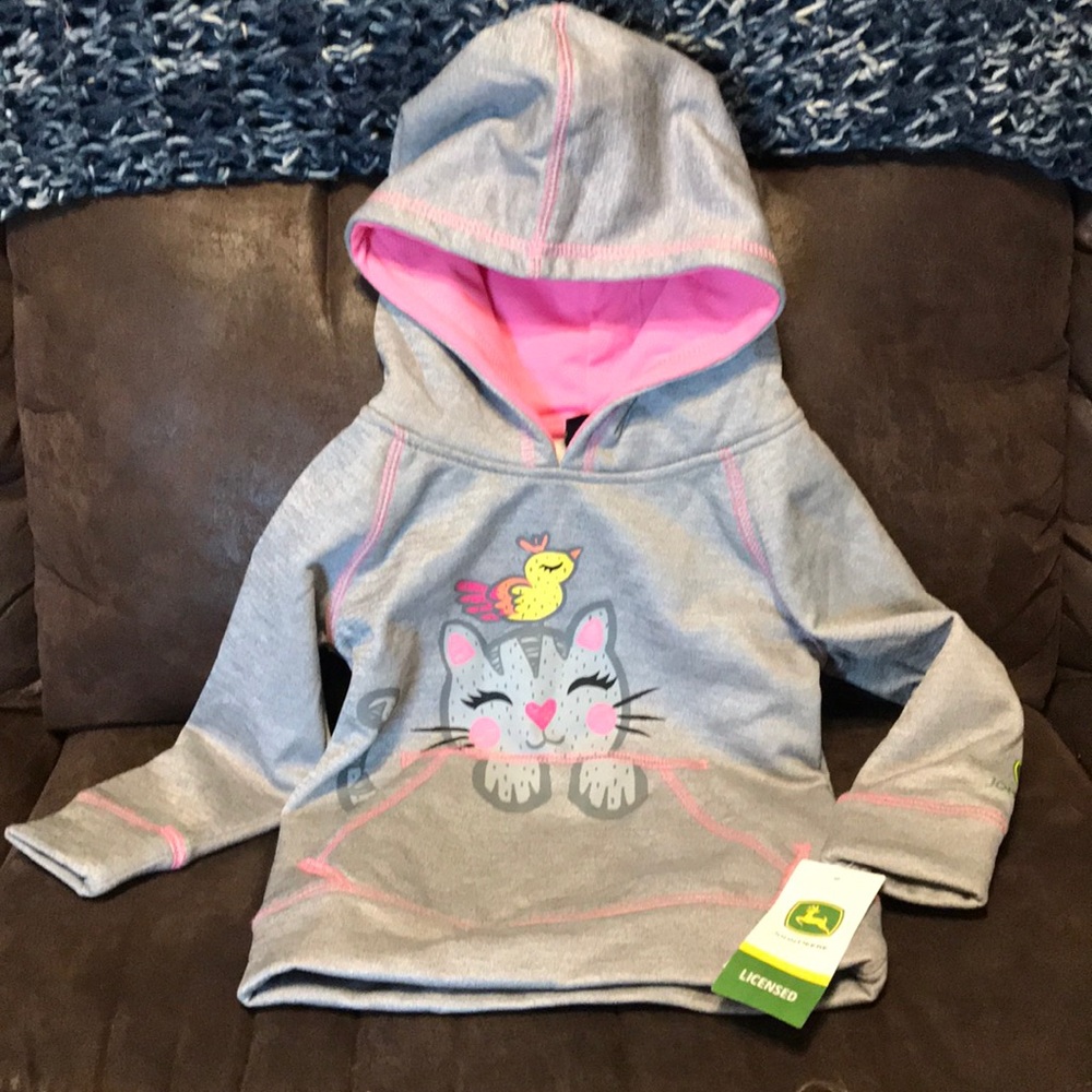 NWT John Deere Girls’ Hoodie 2T